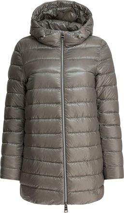 Herno Resort Jackets And Coats Grey-Donna