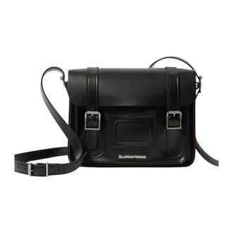 Dr. Martens 11 Inch Kiev Smooth Leather Satchel - female - Dr. Martens - Cross Body Bags - Black - ONE SIZE - Bags