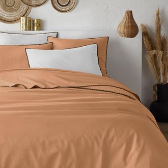 La Redoute Interieurs Dekbedovertrek in gewassen katoen, geborduurd, Merida