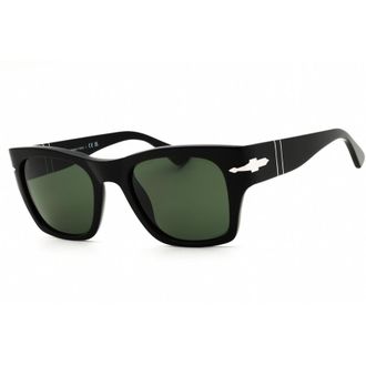Persol Mens Black Rectangular Sunglasses PO3384S