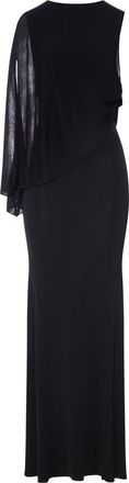 Self Portrait LONG ONE-SHOULDER KNIT DRESS - Self-portrait - Woman