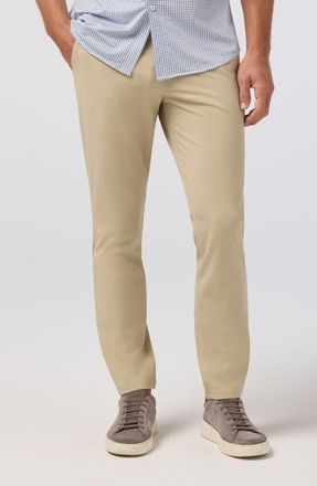 Mizzen+Main Helmsman Slim Fit Performance Chinos in Light Khaki at Nordstrom, Size 32 X 30