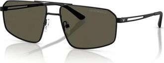 Emporio Armani Ea 2173 Pilotenzonnebril - Heren - Zonnebrillen - Zwart - 59 MM - Accessoires