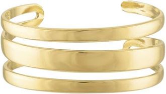 BEN ONI Layered Cuff Bracelet in Gold at Nordstrom