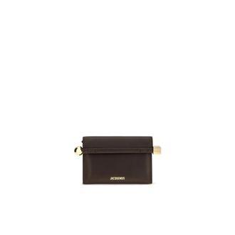 Jacquemus Le Carinu Pouch - Dames - Tassen - Bruin - Maat: ONE Size Leer