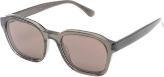 Emporio Armani Rechthoekige Zonnebril - Heren - Zonnebrillen - Bruin - ONE Size - Accessoires