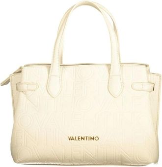 Valentino Embossed Logo Handbag - female - Valentino - Handbags - Beige - ONE SIZE - Bags