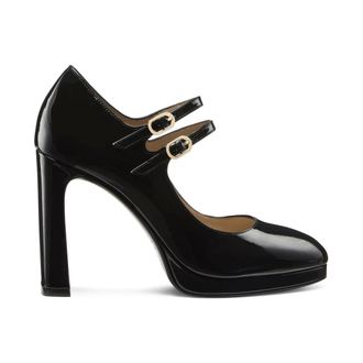 Stuart Weitzman Babette Platform Mary Jane - female - Stuart Weitzman - Pumps - Black - 7 UK - Shoes