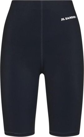 Jil Sander Shorts - Dames - Leggings - Zwart - XS - Katoen - Broeken