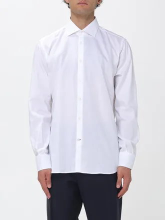 Brooksfield Camicia casual in popeline di cotone con collo button-down