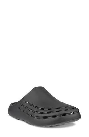 Ecco Cozmo Perforated Mule in Black at Nordstrom Rack, Size 5-5.5Us / 36Eu