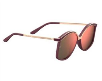 Elie Saab Womens 023/g/s Sunglasses In Matte Wine Gold