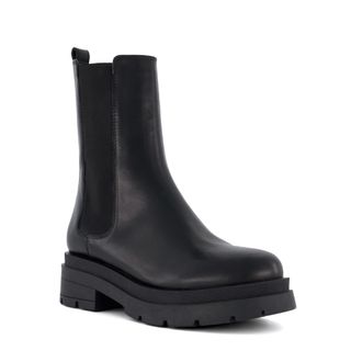 Dune London Womens Ladies PAUSE Casual Chelsea Boots - Black Leather (archived) - Size UK 8