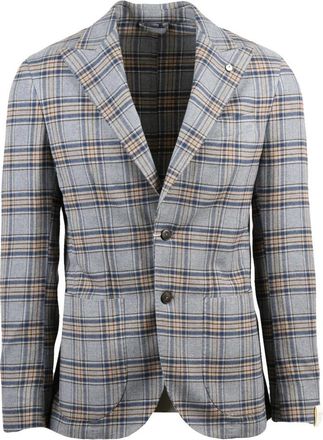 L.B.M. 1911 Giacca Stondata - Heren - Blazers - Veelkleurig - M - Katoen - Jassen