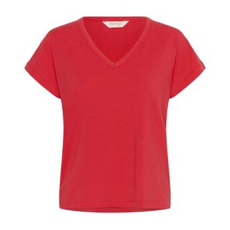 Part Two Camiseta Bittersweet con cuello en V - Tops - Mujer - Rojo - L