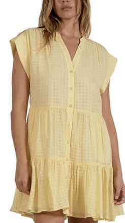 Elan Izzy Dress In Yellow