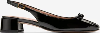 Cole Haan Womens Patsy Bow Slingback Pumps - Black Size 10.5