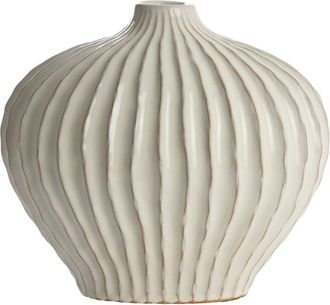 Light & Living Light&living - Vaso De Cer&aacute;mica Lorito Crema - 35x21x30 Cm