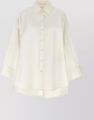 Jil Sander sleeveless shirt cut-out armholes