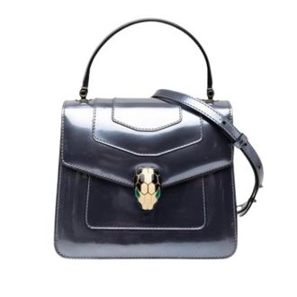 Bulgari Pre-owned Handbags, female, Blue, Size: ONE SIZE Pre-owned Vintage Handbag