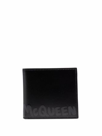 Alexander McQueen Portafoglio con logo - Nero