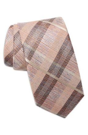 Nordstrom Rack Crawford Plaid Tie in Orange at Nordstrom Rack