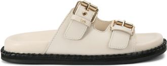 Kurt Geiger Womens Leather Posie Sandals - White - Size UK 6