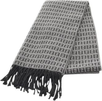 Fendi Pre-owned Scarves, male, Black, Size: ONE SIZE Pre-owned Stole