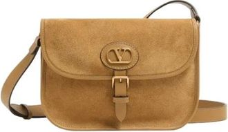 Valentino Cross Body Bags, female, Beige, Size: ONE SIZE Nellcote Small Crossbody Bag