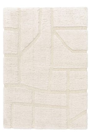 AFK Living Alfombra gruesa ultra suave beige 120 x 170 cm
