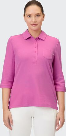 Joy Poloshirt JOY SPORTSWEAR POLOSHIRT GISELE, Damen, Gr. 36, rosebloom, Obermaterial: 69% Baumwolle, 31% Polyester, Shirts Poloshirt