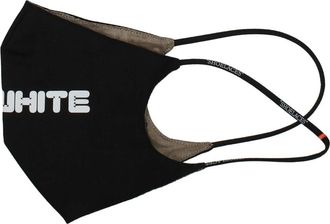 Off-white Katoenen Mondmasker - Heren - Accessoires - Zwart - ONE Size - Katoen - Accessoires