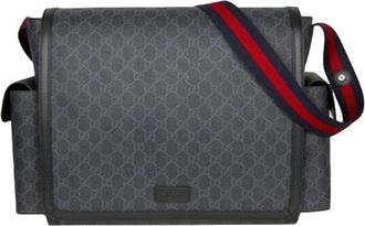 Gucci Black GG Monogram Canvas Changing Bag