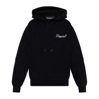Dsquared2 Hoodies, female, Black, Size: 2XS Hoodie