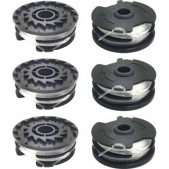 OEM Paquete De 6 Carretes De Repuesto De Hilo Para Desbrozadoras Lidl Parkside Prta 20-li A1, B2, C3, Prt 550 A1, A3 Y Prt 300 A1