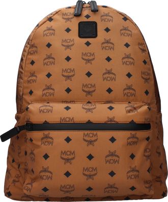 MCM Mcm Herrens Rucks&auml;cke und Messenger-Taschen aus braunem/cognacfarbenem Stoff