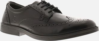 Hush Puppies Mens Hush Puppies Mens Shoes Smart Leather Brogue black UK Size - Size: 10