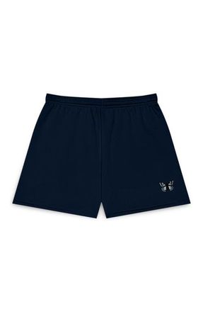 Dalix Womens Butterfly Jogger Sweatshort in Navy Blue at Nordstrom, Size Xx-Large