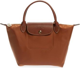 Longchamp Small Le Pliage Original Top Handle Bag in Cognac at Nordstrom