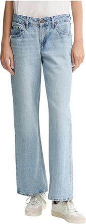 Levi's Straight Jeans - Dames - Regular Fit Jeans - Blauw - W29 L32 - Jeans
