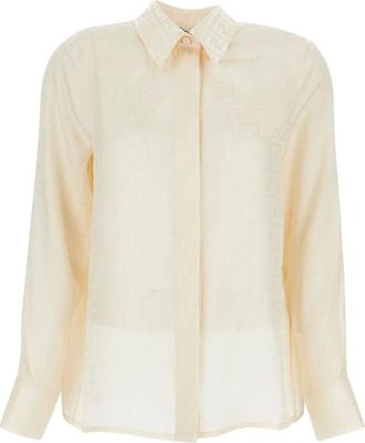 Fendi Mujer, Blusas y Camisas, Blanco, Talla: S