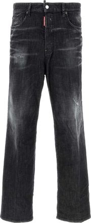 Dsquared2 Mens Loose Jean - Black Elastane - Size EU 50 (Mens)