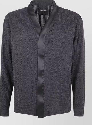 Giorgio Armani silk shirt jacket