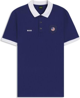 BOSS Paddy polo shirt with country flag