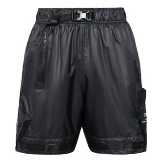 Air Jordan SS22 23 Engineered Solid Color Woven Training Sports Shorts Black DM1391-010