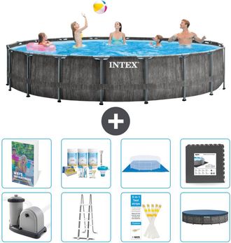Intex Piscina Prism Frame Redonda - 549x122 Cm - 9-piezas S581