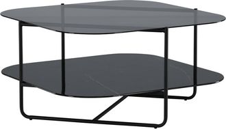 VE DESIGN Design Couchtisch Un-Line 85 x 85 cm, Schwarz