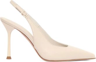 Sergio Levantesi 90 mm Mascia5 slingback pumps - Beige