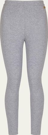 Balmain Heathered Ankle Leggings