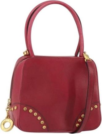 Celine Pre-owned Handbags, female, Red, Size: ONE SIZE Pre-owned Vintage Handbag